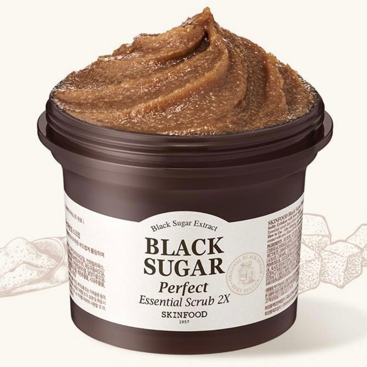 Skinfood 黑糖去角質精華磨砂膏2X 210g Black Sugar Perfect Scrub Essence 2X 210g