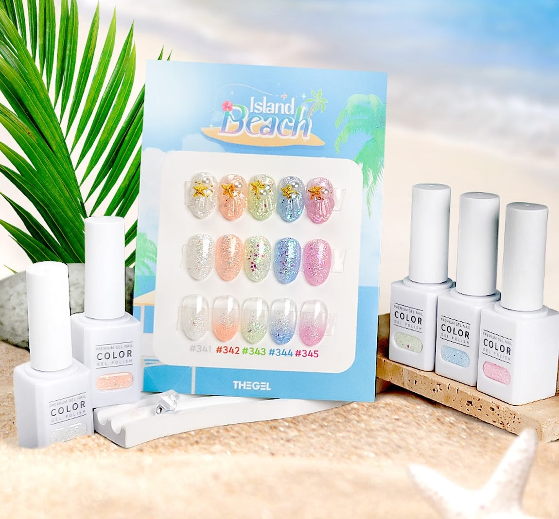 The Gel 韓國凝膠甲油 2024 Summer Island Beach Edition Edition (5 枝套裝)