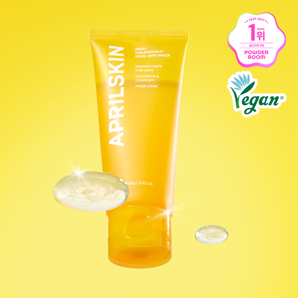April Skin 金盞花黑頭清潔撕拉面膜 100g Real Calendula Peel-Off Mask for Blackhead Removal 100g