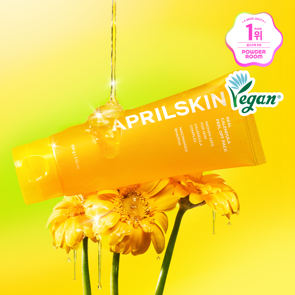 April Skin 金盞花黑頭清潔撕拉面膜 100g Real Calendula Peel-Off Mask for Blackhead Removal 100g