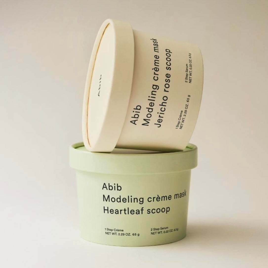 Abib 軟膜霜面膜 魚腥草/復活草2款 1+1 套裝 Soft Clay Mask Houttuynia Cordata / Jericho Rose 2 Types 1+1 Set