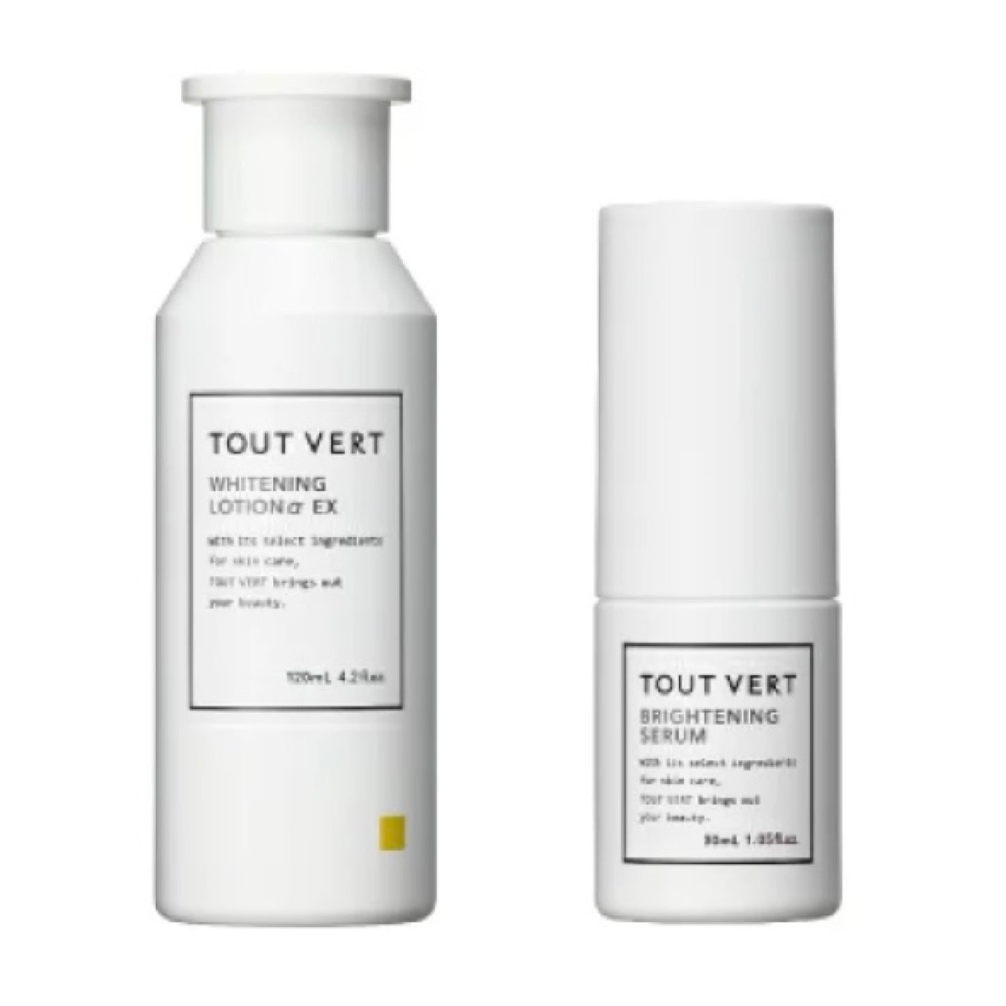 Tout Vert 瑕疵護理套裝(Whitening Lotion αEX 化妝水+Brightening Serum精華)
