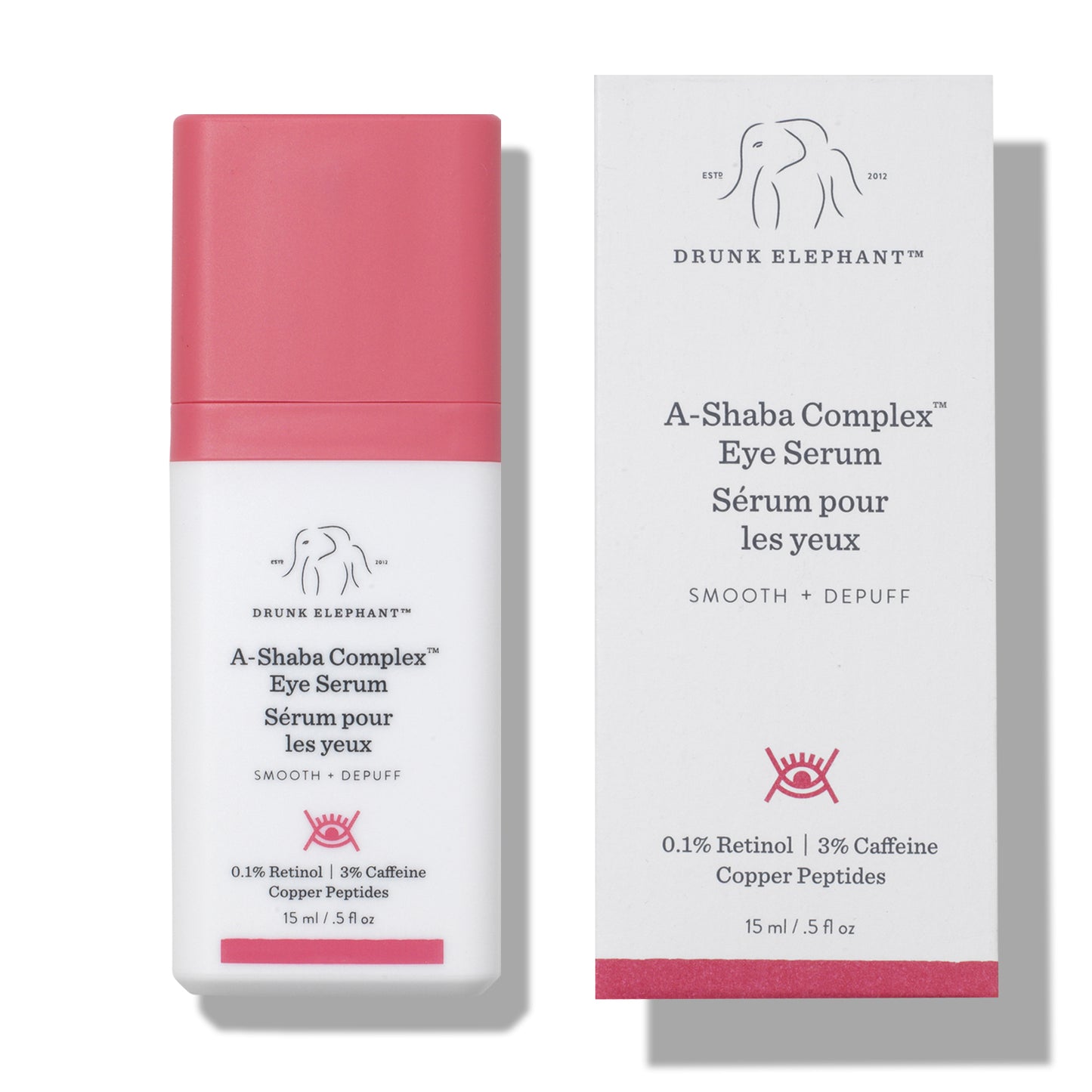 (正版現貨) Drunk Elephant 平滑消腫眼部精華A-Shaba Complex Eye serum 15ml