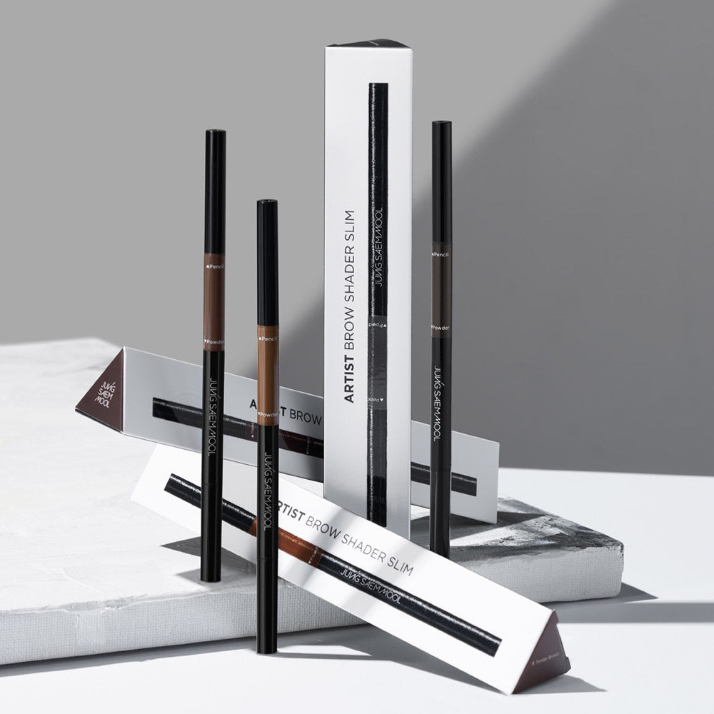 JUNGSAEMMOOL 藝術家三合一眉筆 (幼版) Artist Brow Shader Slim