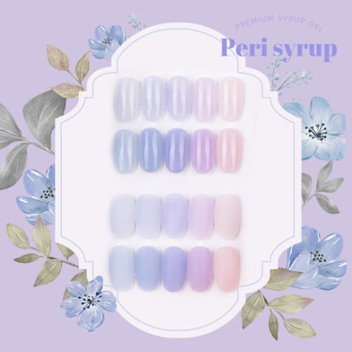 The Gel Gel Nail Polish 2022 Pantone Color Peri Syrup Edition (Set of 5)