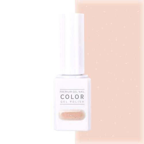 The Gel Korean premium gel nail polish #213 (semi-transparent micro-glitter)