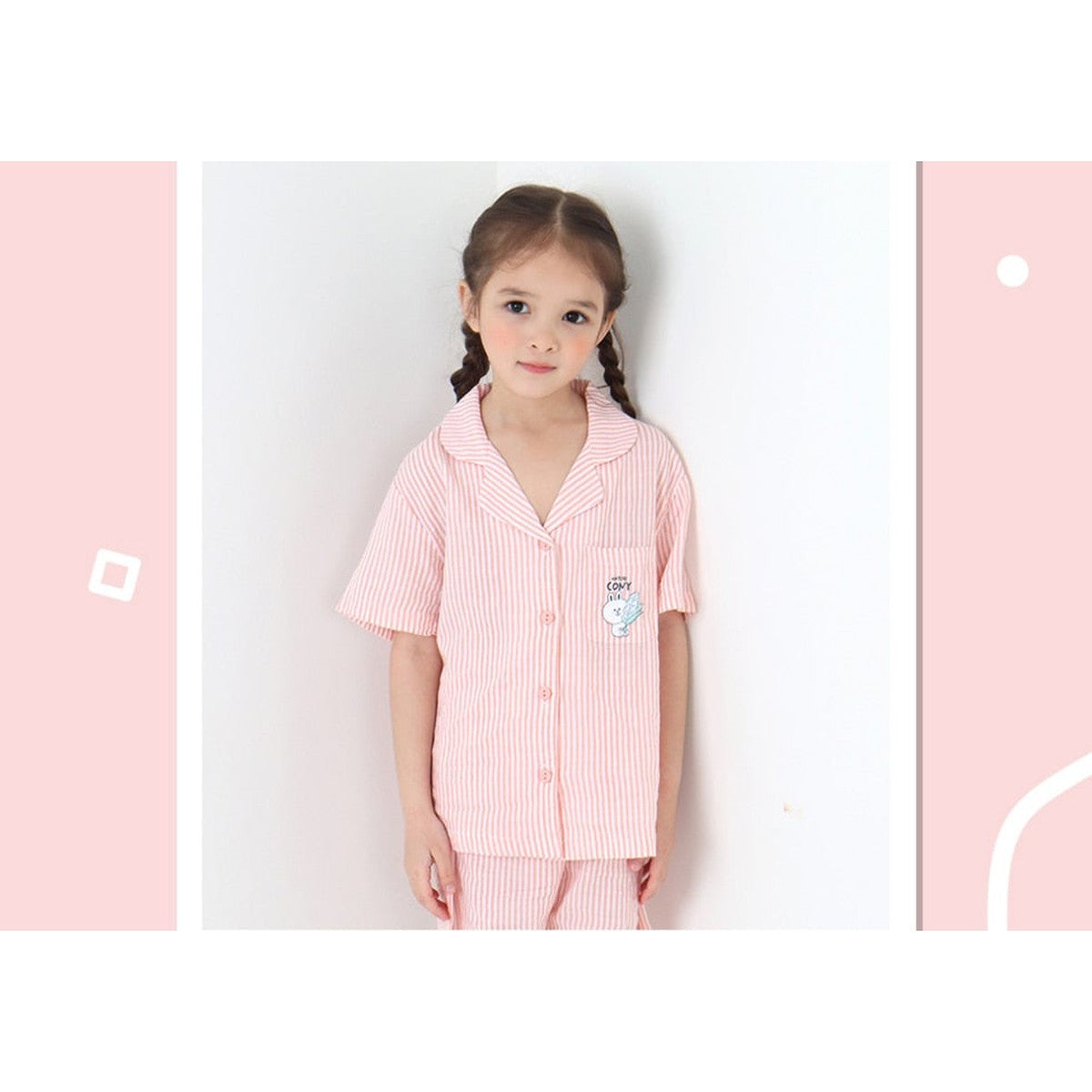 Premier Farm LINE FRIENDS 女童 CP 5 睡衣套裝 PE