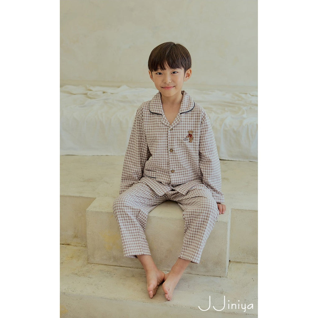 Jjinya 兒童睡衣 長袖上下套裝