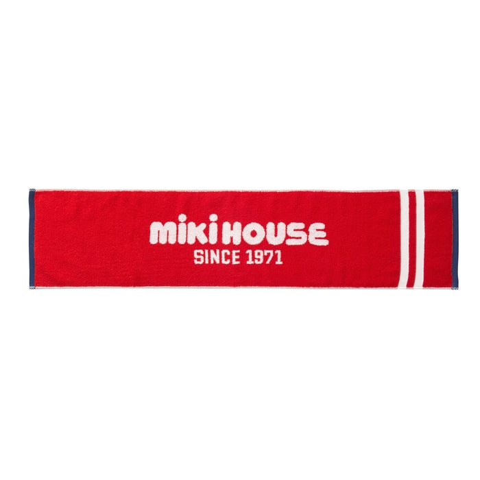 【日本製】MIKI HOUSE 大Logo 運動毛巾 100×23cm 純棉 2色