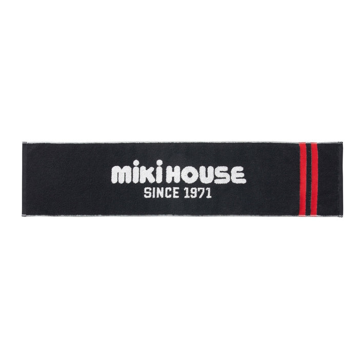 【日本製】MIKI HOUSE 大Logo 運動毛巾 100×23cm 純棉 2色