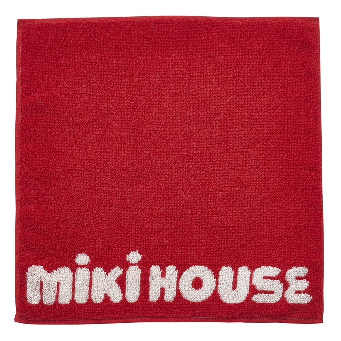 【日本製】MIKI HOUSE Logo 小毛巾 25×25cm 純棉 今治毛巾 5色