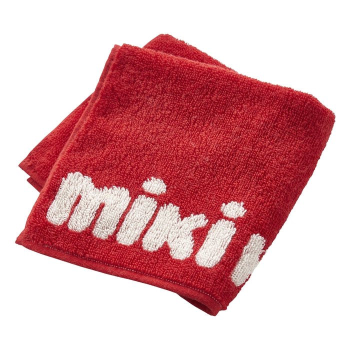 【日本製】MIKI HOUSE Logo 小毛巾 25×25cm 純棉 今治毛巾 5色
