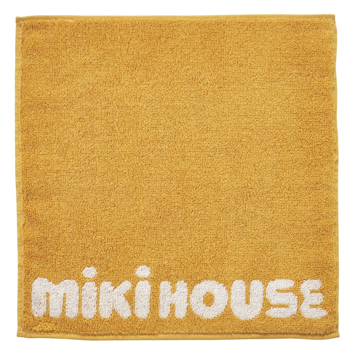 【日本製】MIKI HOUSE Logo 小毛巾 25×25cm 純棉 今治毛巾 5色