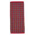 【日本製】MIKI HOUSE Fuwahada Towel 小熊格紋 紗布洗面毛巾 34×74cm 附索繩袋 2色