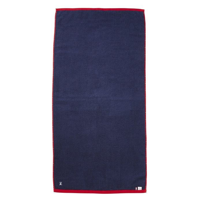 【日本製】MIKI HOUSE Fuwahada Towel 小熊格紋 紗布浴巾 60×125cm 附索繩袋 2色