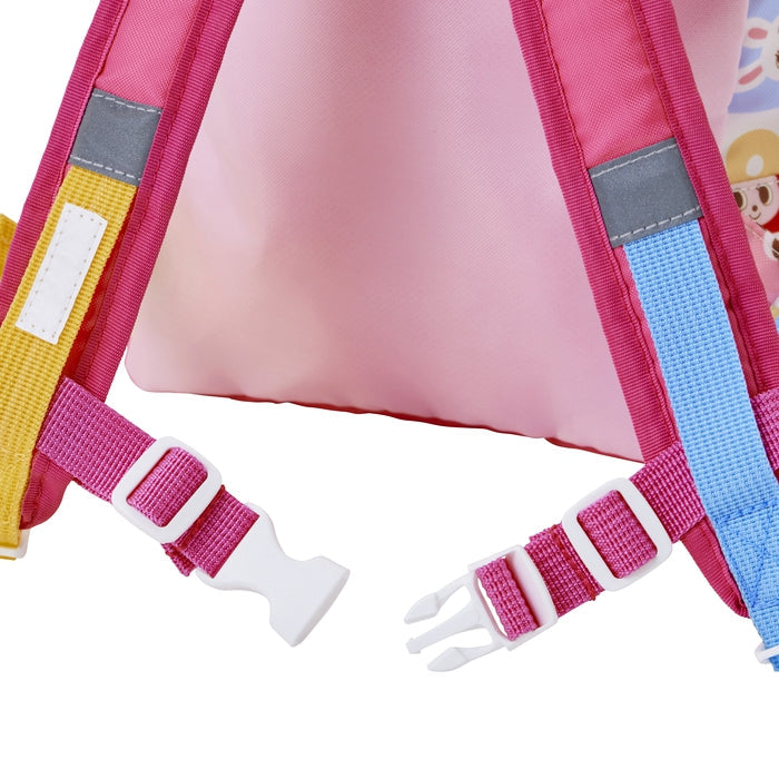 MIKI HOUSE 拼圖積木滿版印花 兒童背囊 S／M 6L／10L 胸扣 反光條 返學 幼稚園書包 2色