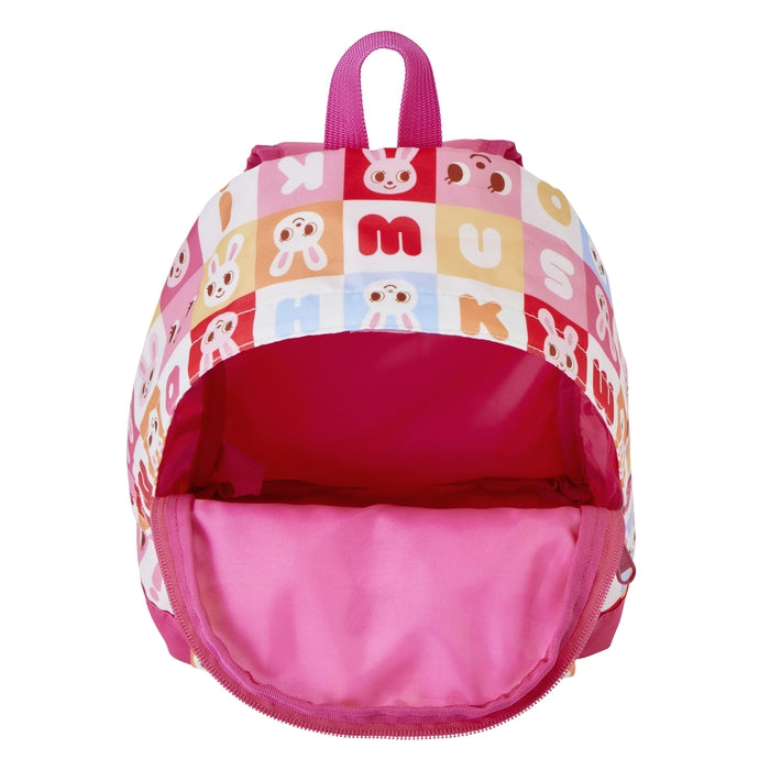 MIKI HOUSE 拼圖積木滿版印花 兒童背囊 S／M 6L／10L 胸扣 反光條 返學 幼稚園書包 2色