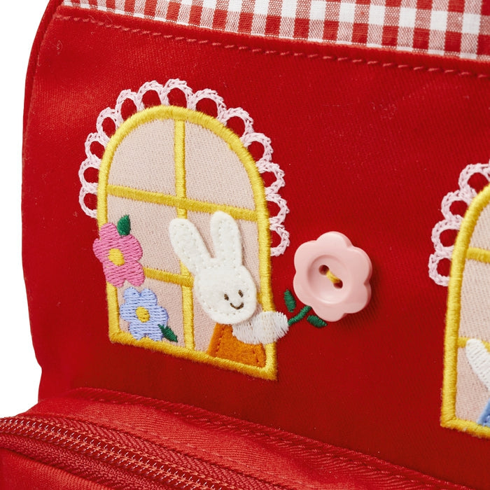 【日本製】MIKI HOUSE Stories 系列 Usako 屋企尋花 豪華刺繡貼布 兒童背囊 4L 機關驚喜 紀念禮物