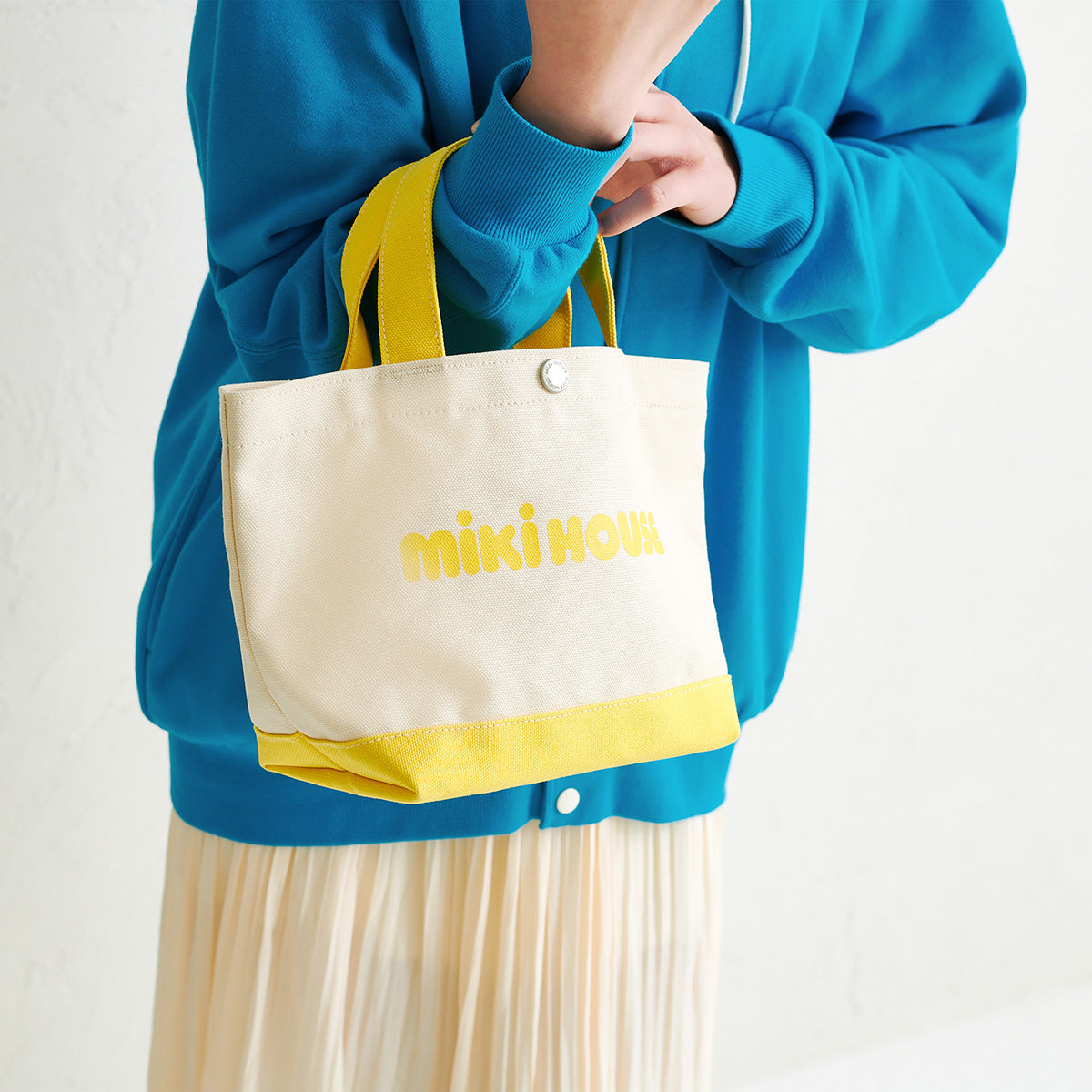 【日本製】MIKI HOUSE 經典Logo 帆布手提托特袋 6色 媽媽袋 親子款 外出小手袋 送禮