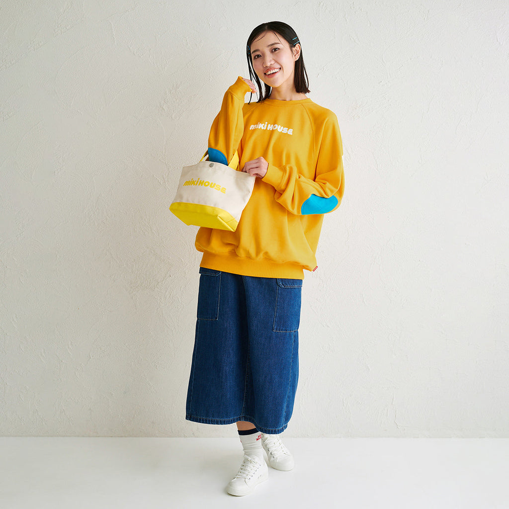 【日本製】MIKI HOUSE 經典Logo 帆布手提托特袋 6色 媽媽袋 親子款 外出小手袋 送禮