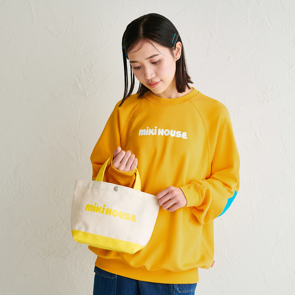 【日本製】MIKI HOUSE 經典Logo 帆布手提托特袋 6色 媽媽袋 親子款 外出小手袋 送禮