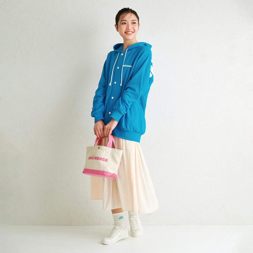 【日本製】MIKI HOUSE 經典Logo 帆布手提托特袋 6色 媽媽袋 親子款 外出小手袋 送禮