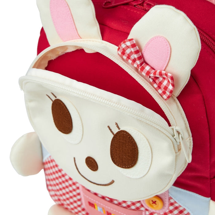 【日本製】MIKI HOUSE Pucchi Usako 立體公仔造型 兒童背囊 6L 臉部拉鍊袋 胸扣 反光條 2色