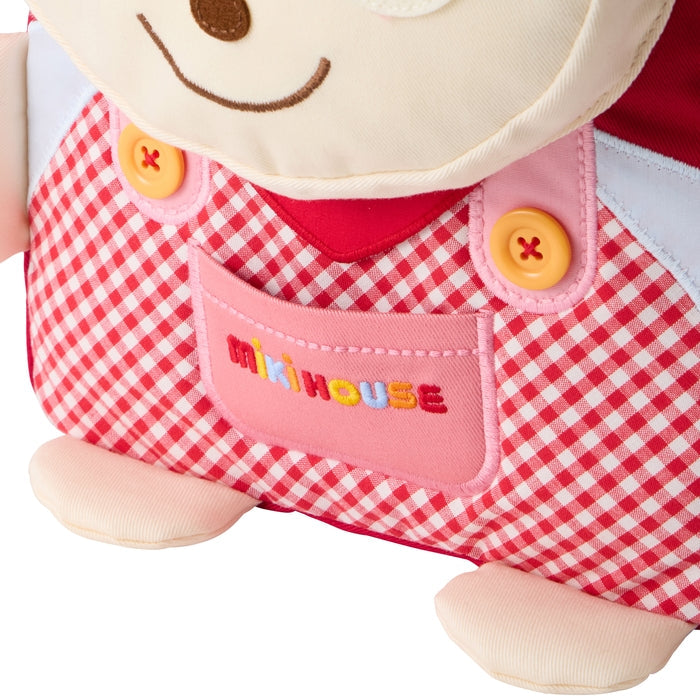 【日本製】MIKI HOUSE Pucchi Usako 立體公仔造型 兒童背囊 6L 臉部拉鍊袋 胸扣 反光條 2色