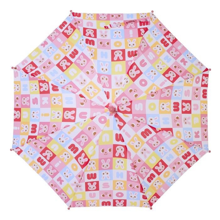 MIKI HOUSE Puzzle Block 滿版圖案 兒童雨傘 45cm 附姓名貼 2色