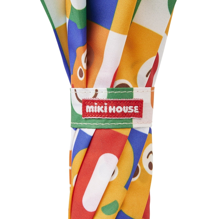 MIKI HOUSE Puzzle Block 滿版圖案 兒童雨傘 45cm 附姓名貼 2色