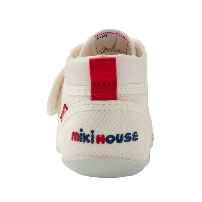 【日本製】MIKI HOUSE 55週年紀念官網限定嬰兒第一階段學步鞋 寶寶機能防滑魔術貼學步鞋