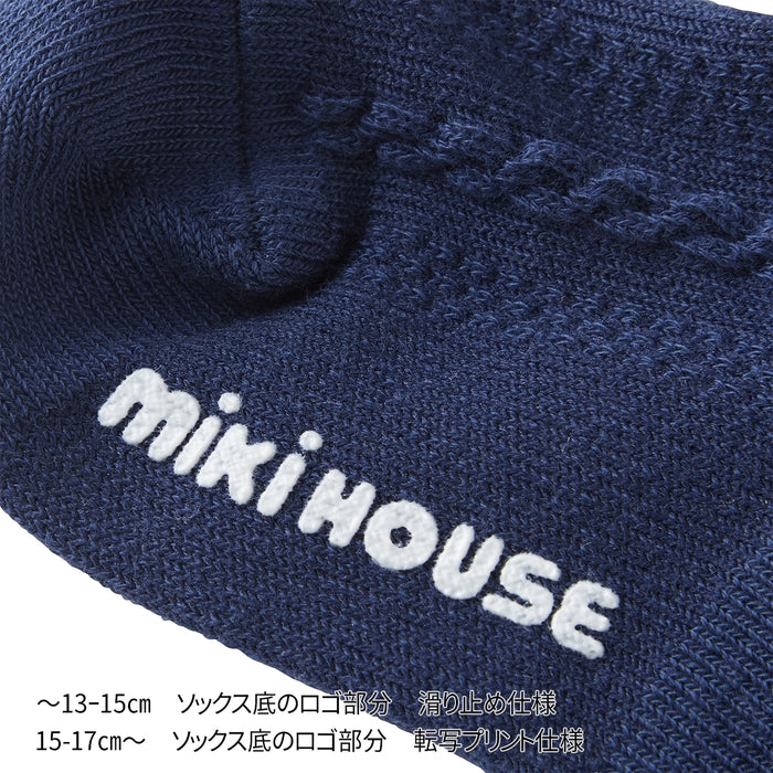【日本製】MIKI HOUSE 簡約 兒童短襪 Y型腳踭 正式場合 2色