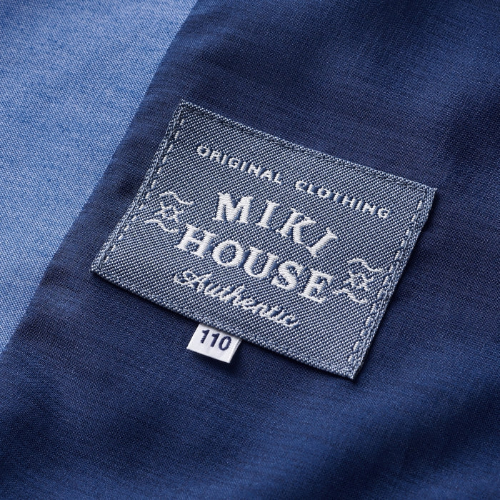 【日本製】MIKI HOUSE 彈性 兒童西裝外套 休閒正裝兩用 藍色