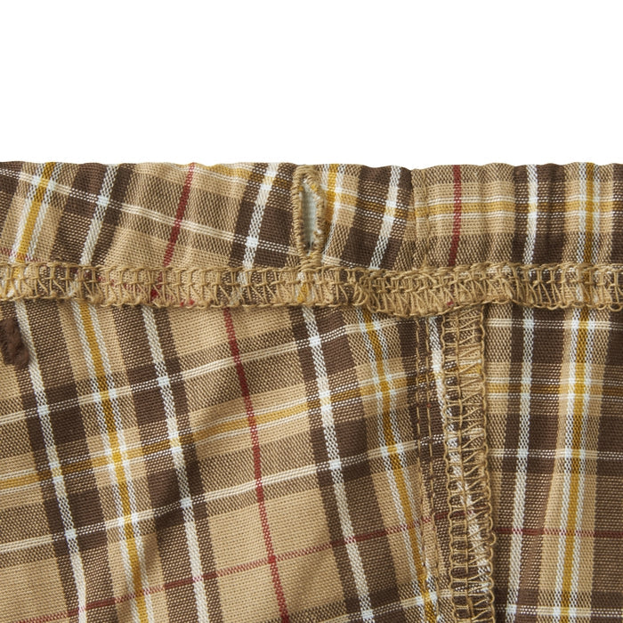 【日本製】MIKI HOUSE 小熊刺繡 MIKI HOUSE格紋 嬰兒燈籠褲 均碼 2色