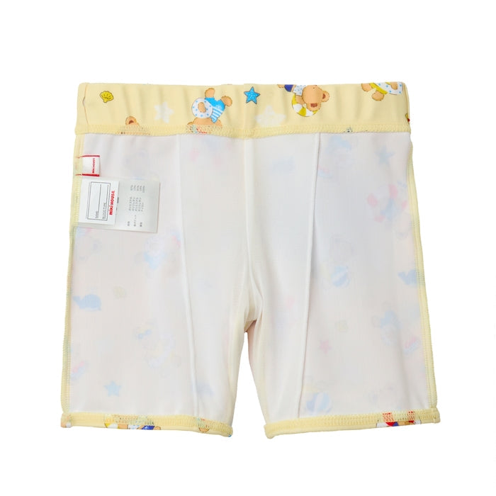 【日本製】MIKI HOUSE 小熊 5分泳褲 後袋 UV CUT 2色