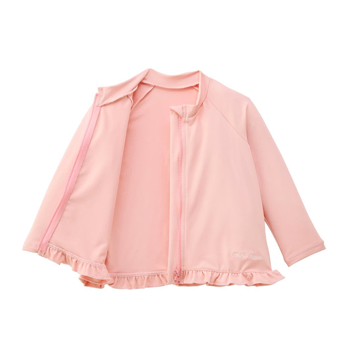 MIKI HOUSE 荷葉邊 兒童防曬泳衣 Rash Guard UV CUT 2色