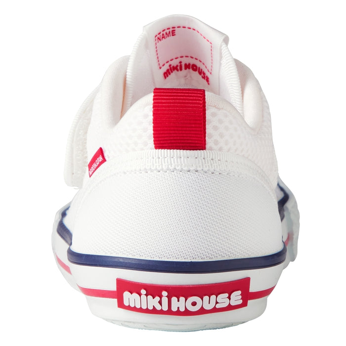 【日本製】MIKI HOUSE 簡約雙層網布兒童鞋 透氣速乾 童鞋