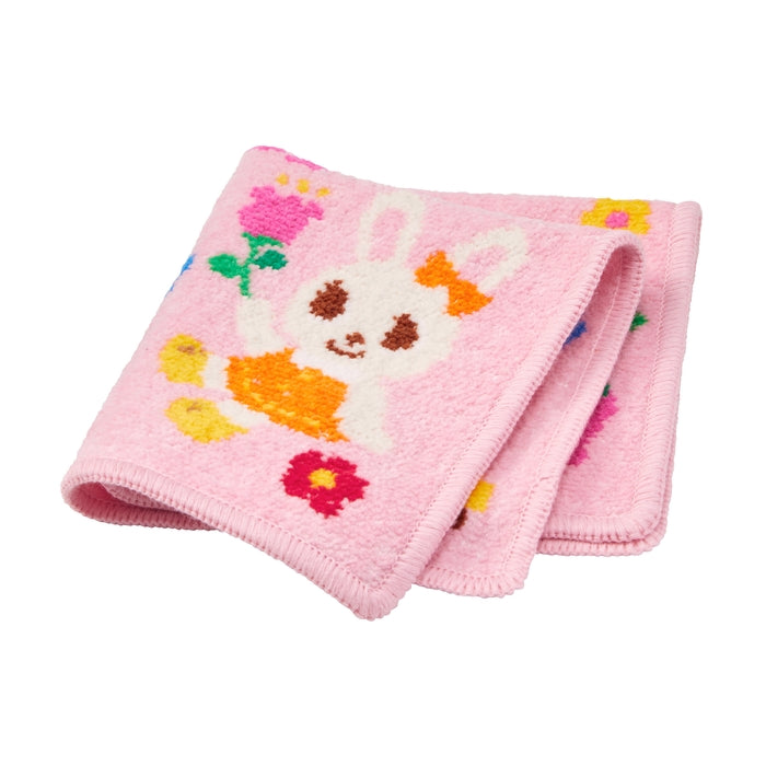 MIKI HOUSE 雪尼爾織 Puchi & Usako 小熊 方巾 25×25cm 4色