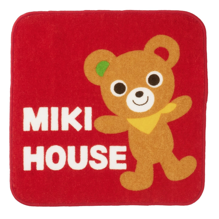 【日本製】MIKI HOUSE Puchi & Usako 動物 小毛巾 20×20cm 純棉 今治毛巾 5色