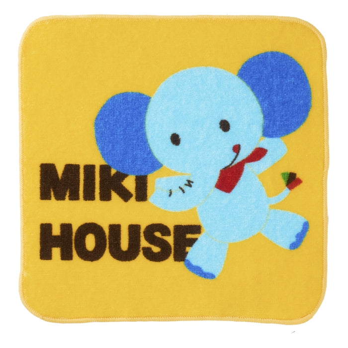 【日本製】MIKI HOUSE Puchi & Usako 動物 小毛巾 20×20cm 純棉 今治毛巾 5色