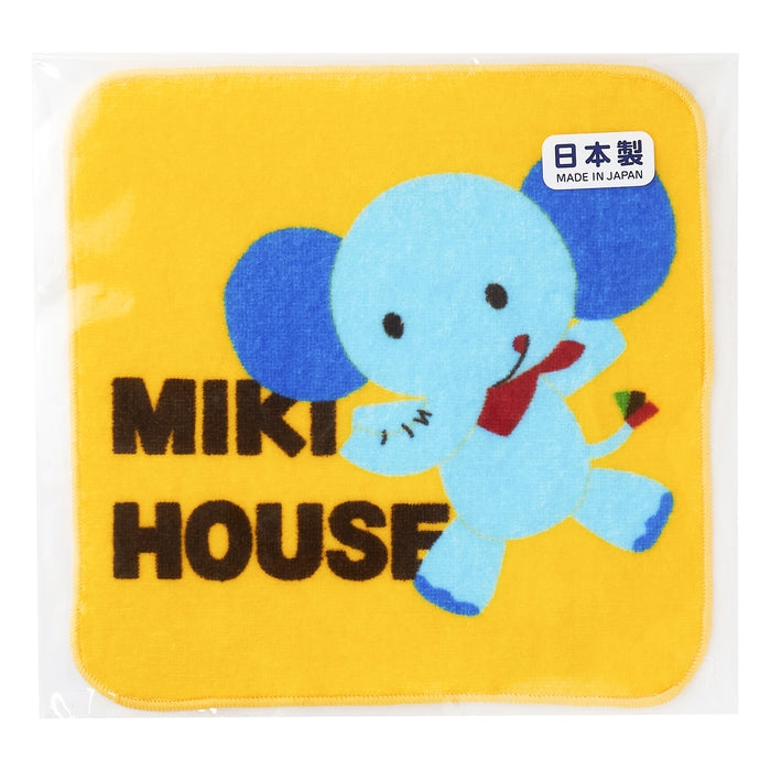 【日本製】MIKI HOUSE Puchi & Usako 動物 小毛巾 20×20cm 純棉 今治毛巾 5色