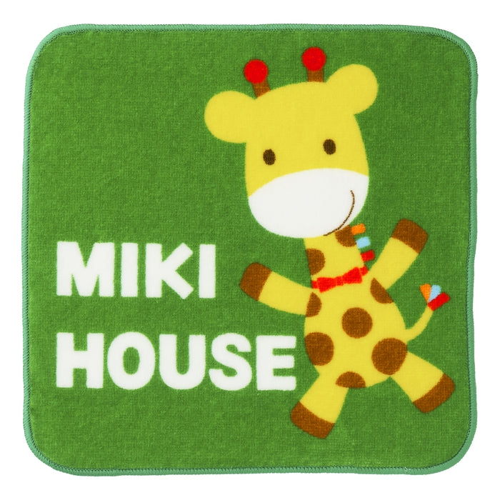 【日本製】MIKI HOUSE Puchi & Usako 動物 小毛巾 20×20cm 純棉 今治毛巾 5色