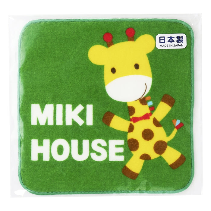 【日本製】MIKI HOUSE Puchi & Usako 動物 小毛巾 20×20cm 純棉 今治毛巾 5色