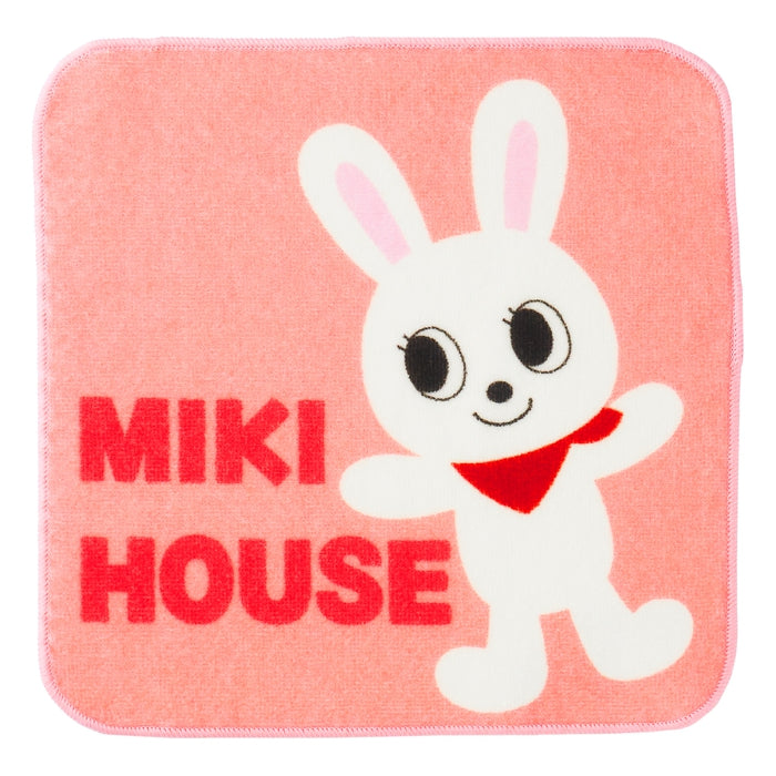 【日本製】MIKI HOUSE Puchi & Usako 動物 小毛巾 20×20cm 純棉 今治毛巾 5色