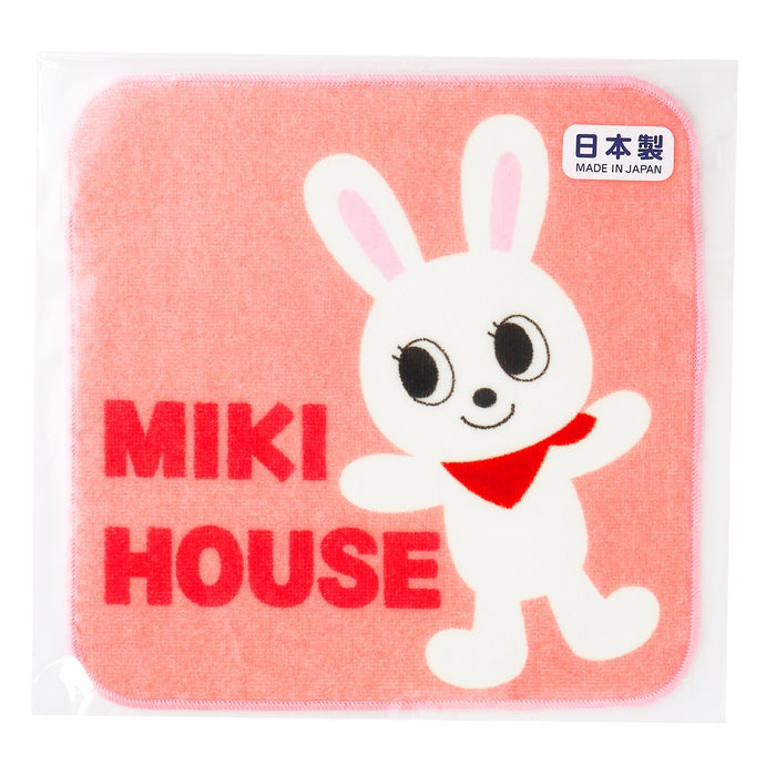 【日本製】MIKI HOUSE Puchi & Usako 動物 小毛巾 20×20cm 純棉 今治毛巾 5色