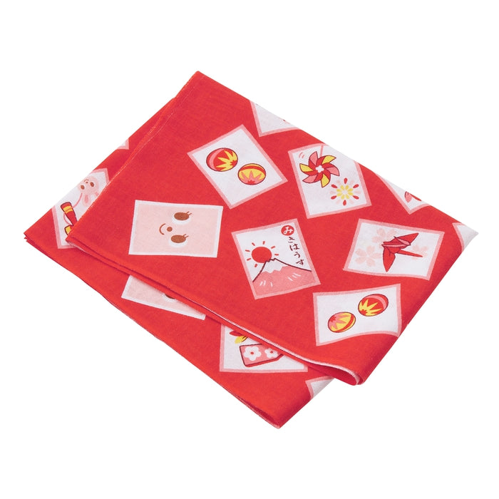 【日本製】MIKI HOUSE Puchi & Usako 紙牌圖案 日式手巾 34×90cm 純棉 2色