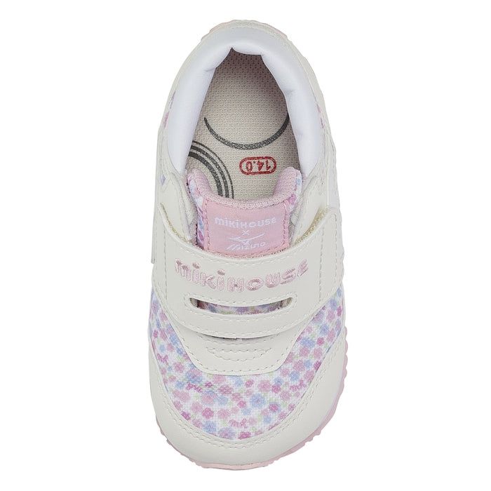 MIKI HOUSE × MIZUNO 聯乘第二階段學行鞋 全新版本 腳趾步行鞋墊 寬魔術貼 環保物料