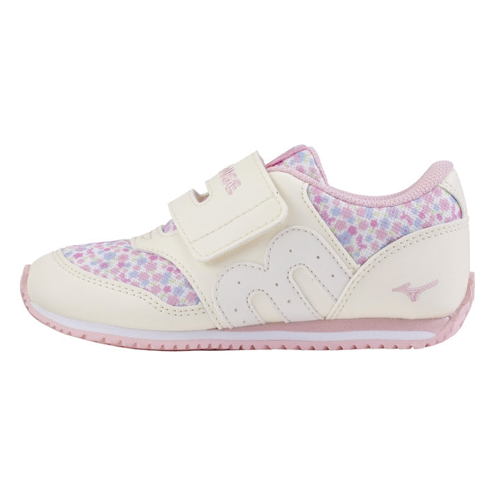 MIKI HOUSE × MIZUNO 聯乘兒童波鞋 全新版本 腳趾步行鞋墊 寬魔術貼 環保物料