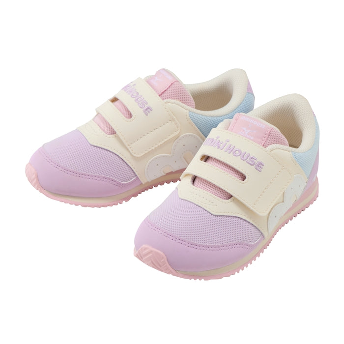 MIKI HOUSE × MIZUNO 聯乘兒童波鞋 全新版本 腳趾步行鞋墊 寬魔術貼 環保物料