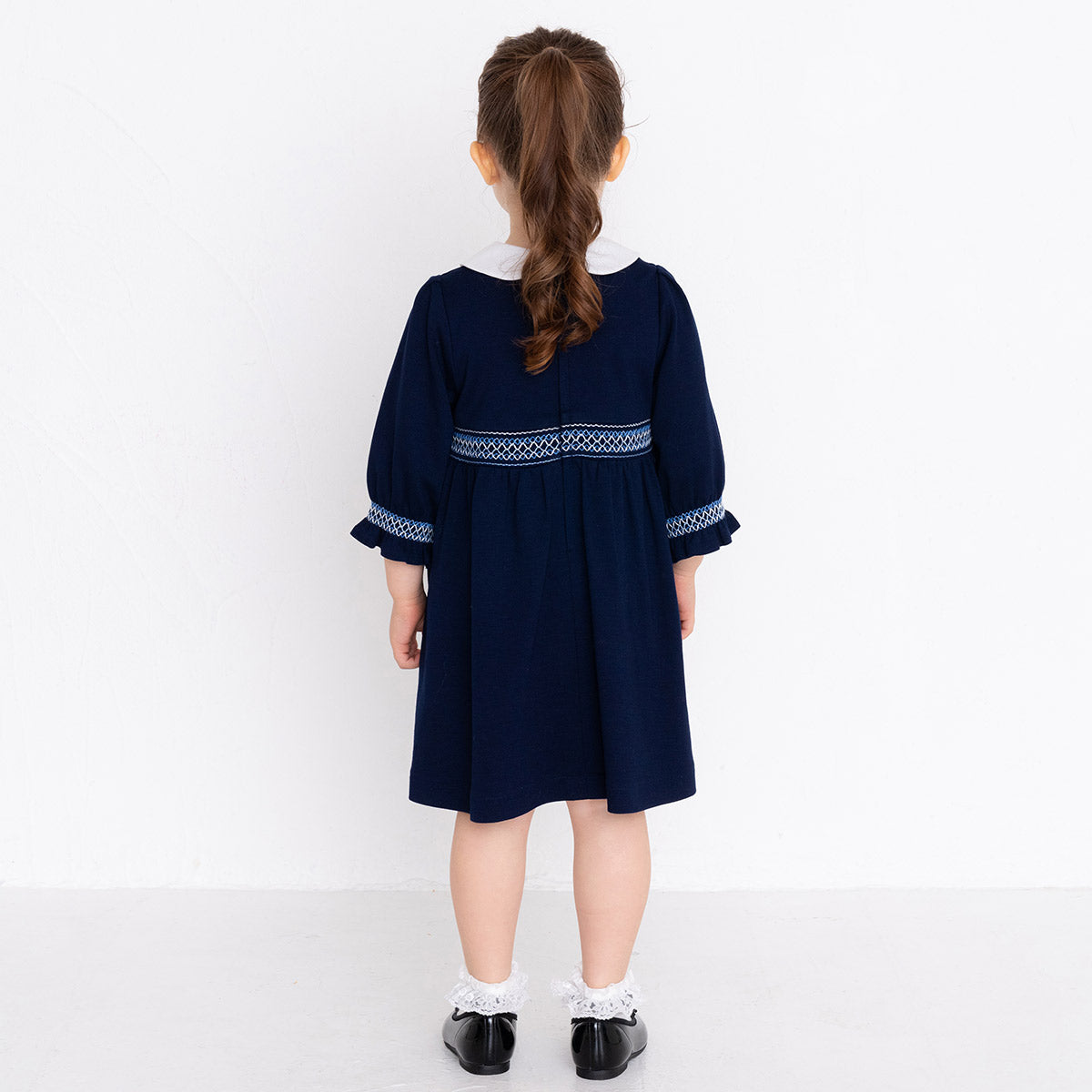 【日本製】MIKI HOUSE 漆皮風腳踝帶女童鞋 mh刺繡Logo 外出鞋 派對鞋